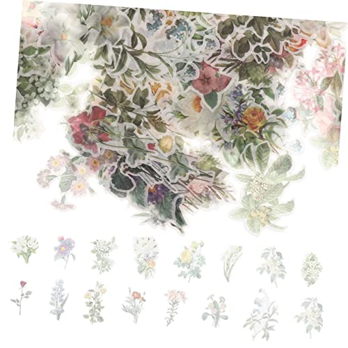 VICASKY Zartes Sticker-Set 120 Stück Vintage-blumenaufkleber Für Journaling Scrapbooking Dekorationen VICASKY Zartes Sticker-Set 120 Stück Vintage-blumenaufkleber Für Journaling Scrapbooking Dekorationen von VICASKY