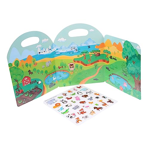 VICASKY ruhiges kinderbuch stickerheft stickerbücher für Sensory Toys Stickerbuch Beschäftigtes Buch für Lernbuch kreative Kognition beschichtetes Papier von VICASKY