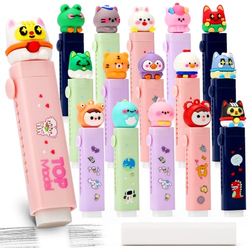 VICHOS Mitgebsel Kindergeburtstag 6/7/8/9/10 Jahre, 16 Ausziehbare Radiergummis Kinder mit Cartoon-Motiven, Perfekt als Give Aways Kindergeburtstag & Kindergeburtstag Gastgeschenke VICHOS Mitgebsel Kindergeburtstag 6/7/8/9/10 Jahre, 16 Ausziehbare Radiergummis Kinder mit Cartoon-Motiven, Perfekt als Give Aways Kindergeburtstag & Kindergeburtstag Gastgeschenke von VICHOS