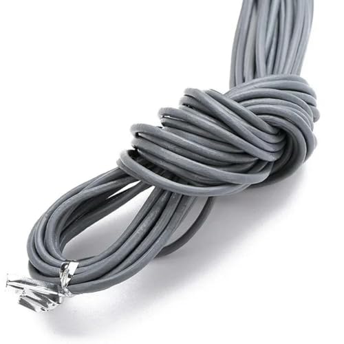 VICIYOO 10 Meter Durchmesser 1/1,5/2/3 mm rundes echtes Lederband für Halsketten, Armbänder, DIY-Schmuckherstellung, Zubehör, Seilschnur VICIYOO 10 Meter Durchmesser 1/1,5/2/3 mm rundes echtes Lederband für Halsketten, Armbänder, DIY-Schmuckherstellung, Zubehör, Seilschnur von VICIYOO