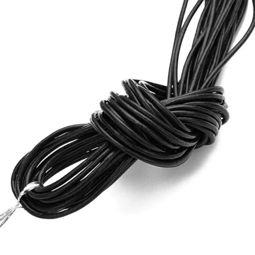 VICIYOO 10 Meter Durchmesser 1/1,5/2/3 mm rundes echtes Lederband für Halsketten, Armbänder, DIY-Schmuckherstellung, Zubehör, Seilschnur VICIYOO 10 Meter Durchmesser 1/1,5/2/3 mm rundes echtes Lederband für Halsketten, Armbänder, DIY-Schmuckherstellung, Zubehör, Seilschnur von VICIYOO