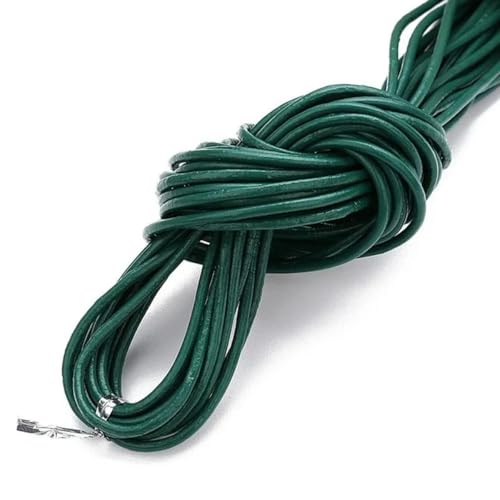VICIYOO 10 Meter Durchmesser 1/1,5/2/3 mm rundes echtes Lederband für Halsketten, Armbänder, DIY-Schmuckherstellung, Zubehör, Seilschnur VICIYOO 10 Meter Durchmesser 1/1,5/2/3 mm rundes echtes Lederband für Halsketten, Armbänder, DIY-Schmuckherstellung, Zubehör, Seilschnur von VICIYOO