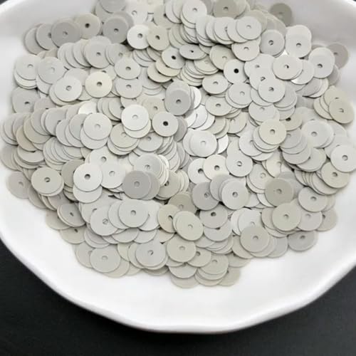 VICIYOO 10 g einfarbige 4 mm 6 mm Flache PVC-Pailletten, Glitzer-Pailletten für Kleidung, Hüte, Schuhe, DIY, Basteln, handgefertigtes Accessoire VICIYOO 10 g einfarbige 4 mm 6 mm Flache PVC-Pailletten, Glitzer-Pailletten für Kleidung, Hüte, Schuhe, DIY, Basteln, handgefertigtes Accessoire von VICIYOO