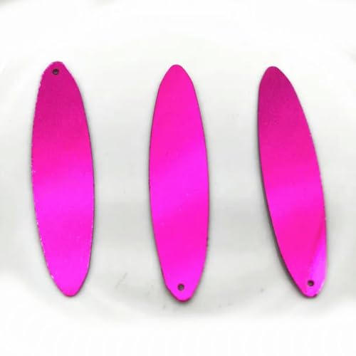 VICIYOO 10 x 40 mm große rechteckige Leiste mit einem Loch, Flache Pailletten zum Nähen, für Hochzeitsarbeiten, DIY-Zubehör VICIYOO 10 x 40 mm große rechteckige Leiste mit einem Loch, Flache Pailletten zum Nähen, für Hochzeitsarbeiten, DIY-Zubehör von VICIYOO