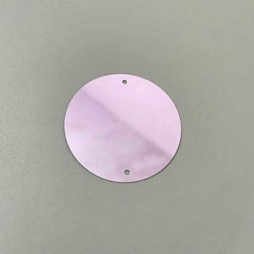 VICIYOO 100-500 stücke 50mm Große Runde Laser PVC Pailletten 2 Loch Paillette Nähen Hochzeit Tuch Pailletten Dekor von VICIYOO
