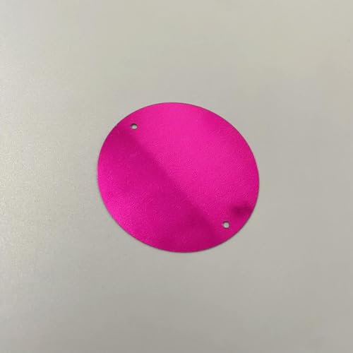 VICIYOO 100-500 stücke 50mm Große Runde Laser PVC Pailletten 2 Loch Paillette Nähen Hochzeit Tuch Pailletten Dekor von VICIYOO
