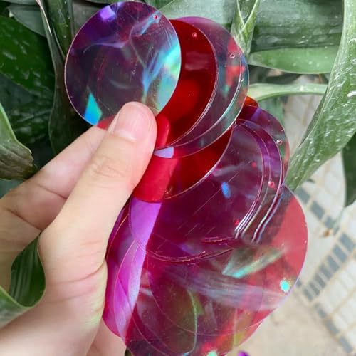 VICIYOO 1000 Gramm 20/30/40/50/77mm Runde Transparent PVC Pailletten Pailletten Nähen Hochzeit Zubehör DIY Anhänger von VICIYOO