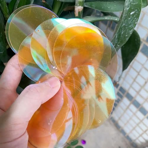 VICIYOO 1000 Gramm 20/30/40/50/77mm Runde Transparent PVC Pailletten Pailletten Nähen Hochzeit Zubehör DIY Anhänger von VICIYOO