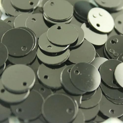 VICIYOO 20 Gramm 10 mm 20 mm Einzelloch-Pailletten, flach, rund, lose Pailletten, Basteln, Nähen, Kleidung, Dekoration, DIY-Zubehör von VICIYOO