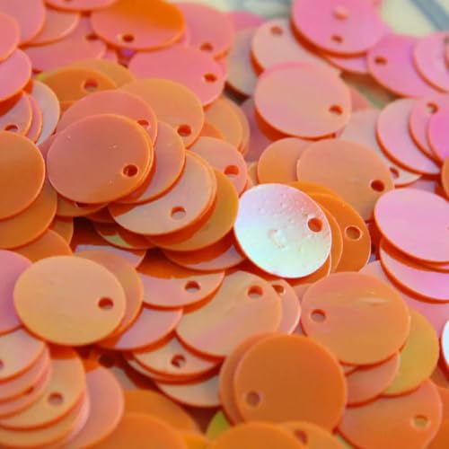 VICIYOO 20 Gramm 10 mm 20 mm Einzelloch-Pailletten, flach, rund, lose Pailletten, Basteln, Nähen, Kleidung, Dekoration, DIY-Zubehör von VICIYOO