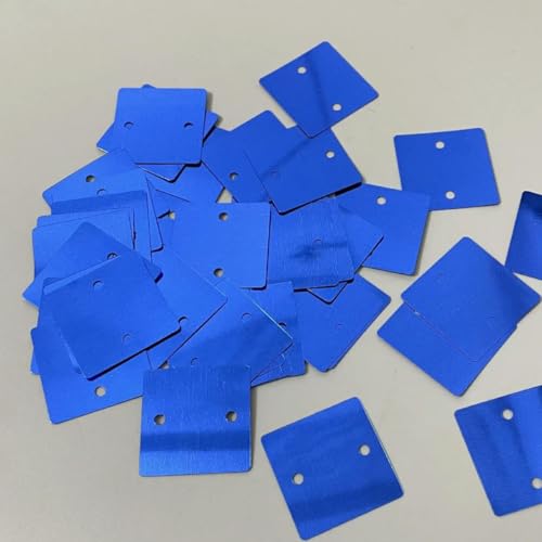 VICIYOO 200–1000 Stück 30 mm 2-Loch-PVC-Pailletten, quadratisch, für DIY-Hochzeitsbühnen, Kleidungsstücke, Nähen, dekorativ von VICIYOO