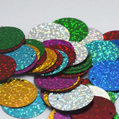 VICIYOO 40 mm, 50 Stück, flach, rund, PVC, lose Pailletten, Paillette, Nähen, Basteln für Hochzeitsdekoration, Kleidungsstück, Kleid, DIY VICIYOO 40 mm, 50 Stück, flach, rund, PVC, lose Pailletten, Paillette, Nähen, Basteln für Hochzeitsdekoration, Kleidungsstück, Kleid, DIY von VICIYOO