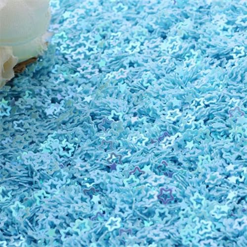 VICIYOO 4mm Hohlpailletten Nagelverzierungen Pailletten für Handwerk Handarbeit Dekor Füllen Glitter Star Paillette DIY von VICIYOO