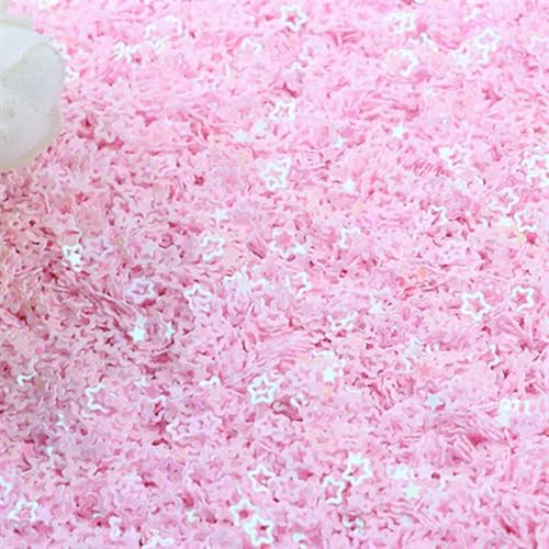 VICIYOO 4mm Hohlpailletten Nagelverzierungen Pailletten für Handwerk Handarbeit Dekor Füllen Glitter Star Paillette DIY von VICIYOO
