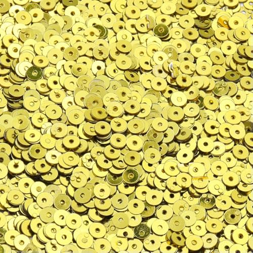 VICIYOO 4mm Pailletten Flache Runde Lose Pailletten Handwerk Paillette Nähen Kleidung DIY Zubehör Dekoration von VICIYOO