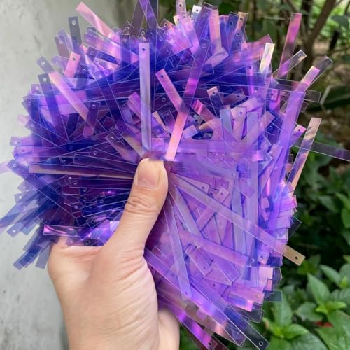 VICIYOO 5 x 75 mm rechteckige PET-Pailletten für Quastenkleidung, rechteckig, 1 Loch, dekorative Pailletten für Hochzeiten, 50 g VICIYOO 5 x 75 mm rechteckige PET-Pailletten für Quastenkleidung, rechteckig, 1 Loch, dekorative Pailletten für Hochzeiten, 50 g von VICIYOO