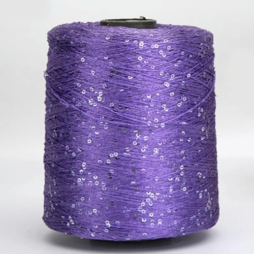 VICIYOO 500 g Glitzer-Fancy-Garn, Pailletten, Handhäkelgarn, Strickkleidung, Handarbeitsgarn mit Pailletten, Strickgarn, Handarbeitspailletten VICIYOO 500 g Glitzer-Fancy-Garn, Pailletten, Handhäkelgarn, Strickkleidung, Handarbeitsgarn mit Pailletten, Strickgarn, Handarbeitspailletten von VICIYOO