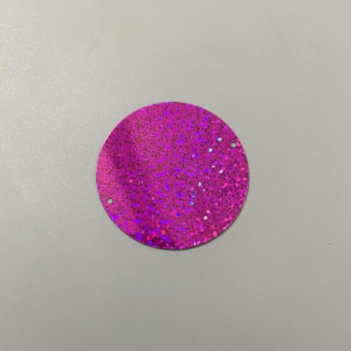 VICIYOO 50mm 100-500pc Big Laser Pailletten Doppel Loch Nähen Runde Pailletten Kleidersack Kleidung Decor DIY von VICIYOO