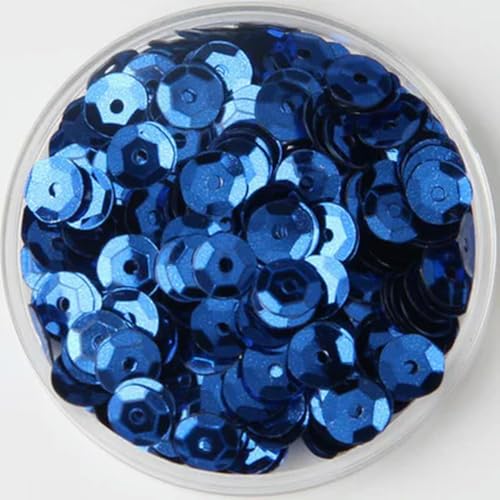 VICIYOO Cup-Pailletten, 4 mm, 5 mm, 6 mm, runde, lose Pailletten zum Basteln, Nähen, Dekoration, DIY-Zubehör, 20 g von VICIYOO