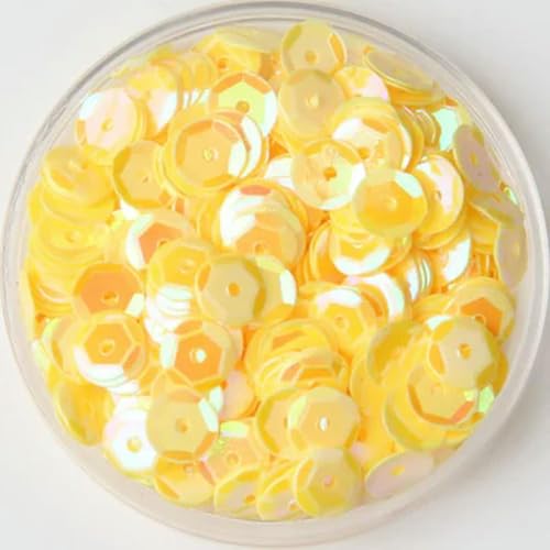 VICIYOO Cup-Pailletten, 4 mm, 5 mm, 6 mm, runde, lose Pailletten zum Basteln, Nähen, Dekoration, DIY-Zubehör, 20 g von VICIYOO