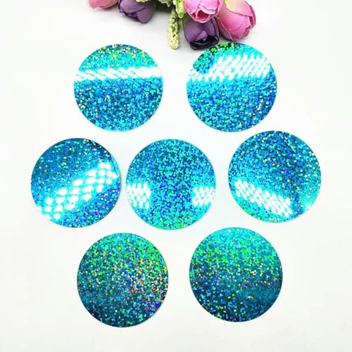 VICIYOO Große Pailletten, 40 mm, 50 mm, großer Pailletten-Laser zum Nähen, Basteln, DIY-Zubehör, Kleidungsstück von VICIYOO