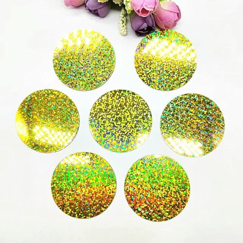VICIYOO Große Pailletten, 40 mm, 50 mm, großer Pailletten-Laser zum Nähen, Basteln, DIY-Zubehör, Kleidungsstück von VICIYOO
