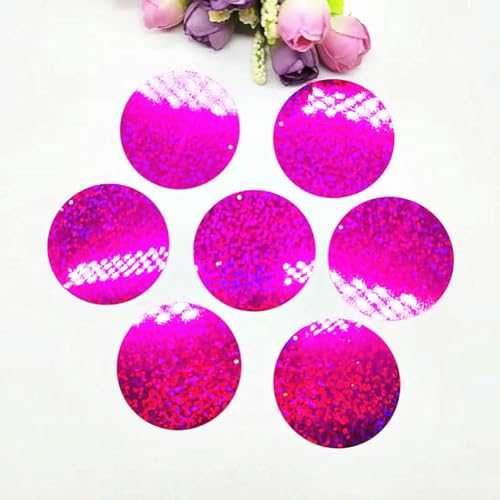 VICIYOO Große Pailletten, 40 mm, 50 mm, großer Pailletten-Laser zum Nähen, Basteln, DIY-Zubehör, Kleidungsstück von VICIYOO