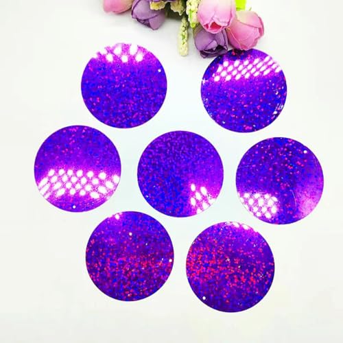VICIYOO Große Pailletten, 40 mm, 50 mm, großer Pailletten-Laser zum Nähen, Basteln, DIY-Zubehör, Kleidungsstück VICIYOO Große Pailletten, 40 mm, 50 mm, großer Pailletten-Laser zum Nähen, Basteln, DIY-Zubehör, Kleidungsstück von VICIYOO