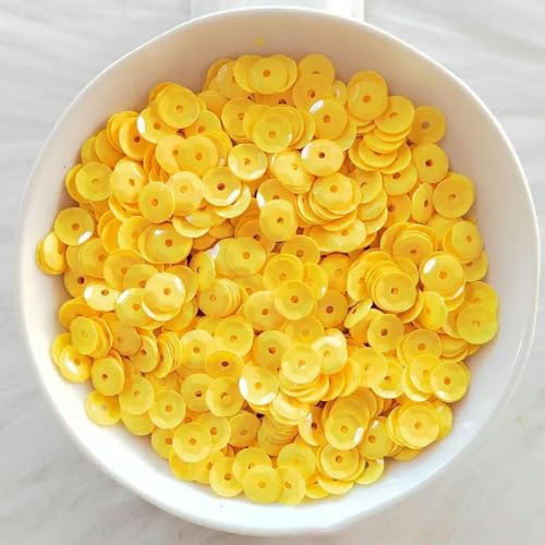 VICIYOO PVC-Pailletten, matt, konkav, rund, lose Tasse, DIY-Nähzubehör für Kleidung, 10 g/20 g/50 g/3 mm, 4 mm, 5 mm, 6 mm, 8 mm, 10 mm VICIYOO PVC-Pailletten, matt, konkav, rund, lose Tasse, DIY-Nähzubehör für Kleidung, 10 g/20 g/50 g/3 mm, 4 mm, 5 mm, 6 mm, 8 mm, 10 mm von VICIYOO