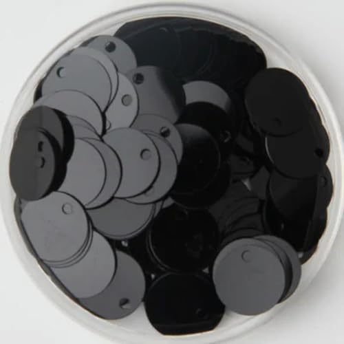 VICIYOO Pailletten, 10/15/20/25/30 mm, PVC, flach, rund, lose Pailletten, Pailletten zum Nähen, für Hochzeiten, Basteln, Zubehör, 10 g von VICIYOO