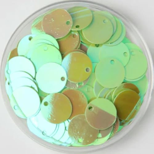 VICIYOO Pailletten, 10/15/20/25/30 mm, PVC, flach, rund, lose Pailletten, Pailletten zum Nähen, für Hochzeiten, Basteln, Zubehör, 10 g VICIYOO Pailletten, 10/15/20/25/30 mm, PVC, flach, rund, lose Pailletten, Pailletten zum Nähen, für Hochzeiten, Basteln, Zubehör, 10 g von VICIYOO