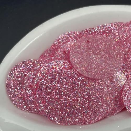 VICIYOO Pailletten, 20 mm, mit seitlichem Loch, glitzernd, flach, rund, lose Pailletten, zum Nähen, für Hochzeit, Dekoration, Basteln, Scrapbook, DIY-Zubehör von VICIYOO