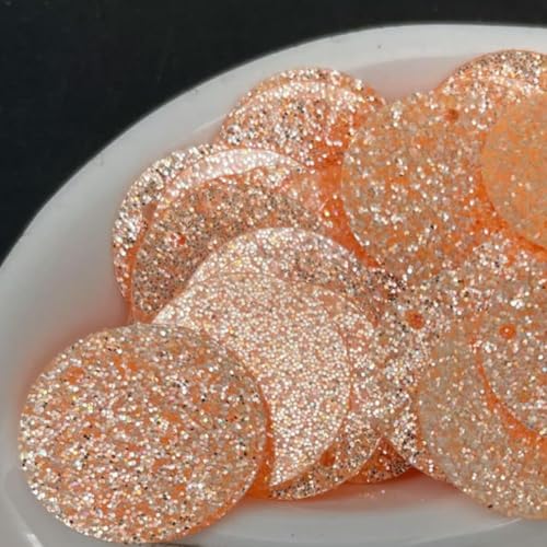 VICIYOO Pailletten, 20 mm, mit seitlichem Loch, glitzernd, flach, rund, lose Pailletten, zum Nähen, für Hochzeit, Dekoration, Basteln, Scrapbook, DIY-Zubehör von VICIYOO