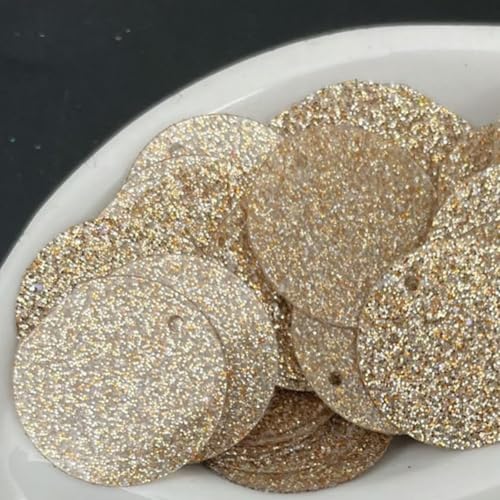 VICIYOO Pailletten, 20 mm, mit seitlichem Loch, glitzernd, flach, rund, lose Pailletten, zum Nähen, für Hochzeit, Dekoration, Basteln, Scrapbook, DIY-Zubehör VICIYOO Pailletten, 20 mm, mit seitlichem Loch, glitzernd, flach, rund, lose Pailletten, zum Nähen, für Hochzeit, Dekoration, Basteln, Scrapbook, DIY-Zubehör von VICIYOO