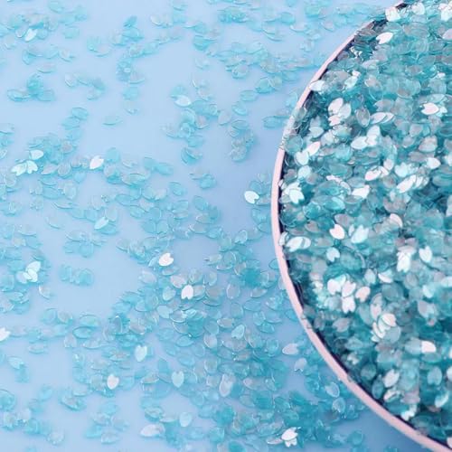 VICIYOO Pailletten, transparent, Bulk-Pailletten, Basteln, Kleidung, Dekoration, DIY-Zubehör, 3–5 mm, 50 g/500 g VICIYOO Pailletten, transparent, Bulk-Pailletten, Basteln, Kleidung, Dekoration, DIY-Zubehör, 3–5 mm, 50 g/500 g von VICIYOO
