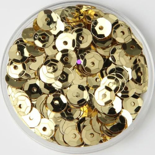 VICIYOO Pailletten in gemischten Farben, 4 mm, 5 mm, 6 mm, flach, rund, lose Pailletten zum Basteln, Nähen, Dekoration, DIY-Zubehör, 20 g VICIYOO Pailletten in gemischten Farben, 4 mm, 5 mm, 6 mm, flach, rund, lose Pailletten zum Basteln, Nähen, Dekoration, DIY-Zubehör, 20 g von VICIYOO