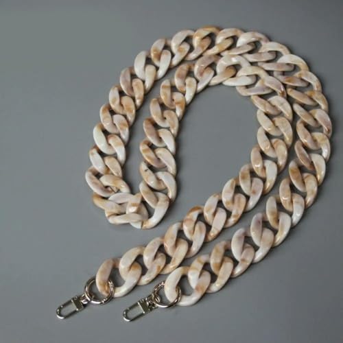 VICIYOO Taschenketten aus Acrylharz für Damen, Schultertaschengurte, abnehmbare Handtaschen-Clutch-Kette, Geldbörsenkette, Gürtel, Ersatztaschen-Zubehör von VICIYOO