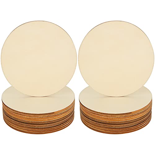 VIDETOL 100 Stück unlackierte runde Holzkreise mit Löchern, 8 cm Durchmesser, 2,5 mm dick, einfarbig, natürlich, blanko, Holzscheiben zum Basteln, Malen, Ornamente, Untersetzer und Heimdekorationen VIDETOL 100 Stück unlackierte runde Holzkreise mit Löchern, 8 cm Durchmesser, 2,5 mm dick, einfarbig, natürlich, blanko, Holzscheiben zum Basteln, Malen, Ornamente, Untersetzer und Heimdekorationen von VIDETOL