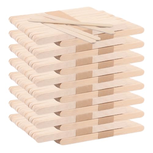 VIDETOL 1000 Stück Natur Eisstiele Holz, 114 x 10 x 2 mm Eisstäbchen Holz, Holzstäbchen, Holzstäbe zum Basteln, Holzspachtel Ideal für Eisstiele, Bastelarbeiten und DIY Handwerk VIDETOL 1000 Stück Natur Eisstiele Holz, 114 x 10 x 2 mm Eisstäbchen Holz, Holzstäbchen, Holzstäbe zum Basteln, Holzspachtel Ideal für Eisstiele, Bastelarbeiten und DIY Handwerk von VIDETOL