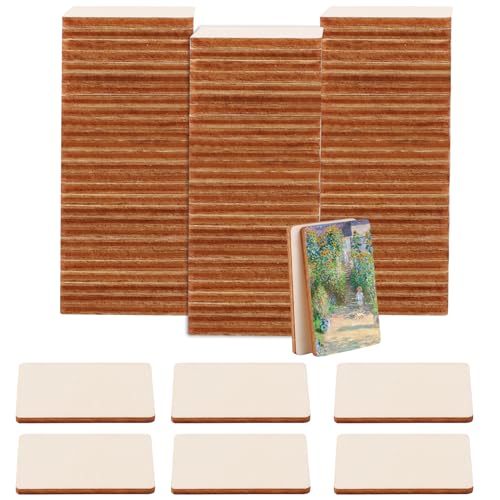 VIDETOL 200 Stück Rechteckige Holzstücke, 33 x 50 mm Holzscheiben, 2,5 mm Dicke Holzplatten zum Basteln, Unbehandelte Holzplättchen für Schnitzen, Malen und DIY Basteln VIDETOL 200 Stück Rechteckige Holzstücke, 33 x 50 mm Holzscheiben, 2,5 mm Dicke Holzplatten zum Basteln, Unbehandelte Holzplättchen für Schnitzen, Malen und DIY Basteln von VIDETOL