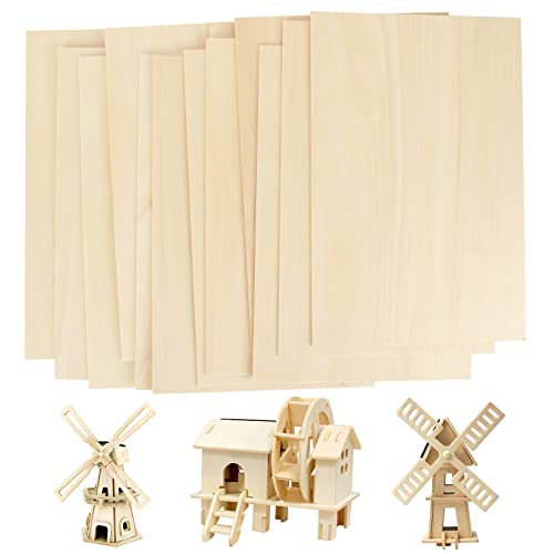 VIDETOL 24 Stück Sperrholzplatte, 300 x 200 x 2 mm Lindensperrholz Holz Platten, Sperrholz 2mm Holzplatte Balsaholz Platten, Holzplatten zum Basteln für Modell, Kunst und Handwerk, Dekorationen VIDETOL 24 Stück Sperrholzplatte, 300 x 200 x 2 mm Lindensperrholz Holz Platten, Sperrholz 2mm Holzplatte Balsaholz Platten, Holzplatten zum Basteln für Modell, Kunst und Handwerk, Dekorationen von VIDETOL