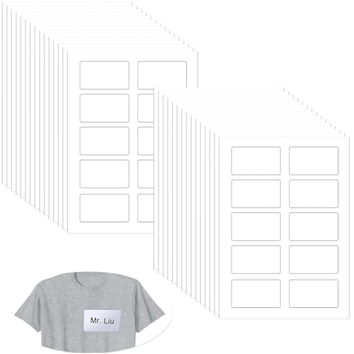 VIDSTW 300 Stück Namensetiketten für Kleidung Selbstklebend Namensaufkleber 5x8CM Namenssticker Bedruckbar Namensetiketten Selbstklebend Ablösbar Rückstandsfrei für Shirts T-Shirts Jacken VIDSTW 300 Stück Namensetiketten für Kleidung Selbstklebend Namensaufkleber 5x8CM Namenssticker Bedruckbar Namensetiketten Selbstklebend Ablösbar Rückstandsfrei für Shirts T-Shirts Jacken von VIDSTW