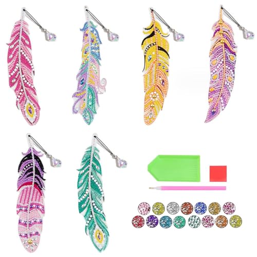VIDSTW 6 Stück Diamond Painting Lesezeichen mit 1 Werkzeugsatz Diamond Painting Kinder ab 8 Jahre für Lesezeichen Basteln Mädchen 8 Jahre für Kinder im Alter Von 8 9 10 11 Jahren VIDSTW 6 Stück Diamond Painting Lesezeichen mit 1 Werkzeugsatz Diamond Painting Kinder ab 8 Jahre für Lesezeichen Basteln Mädchen 8 Jahre für Kinder im Alter Von 8 9 10 11 Jahren von VIDSTW