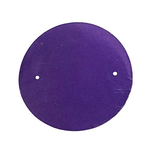 VIE Naturals Capiz Shell Scheiben mit 2 Löchern 45-Stücke, 5 cm Durchmesser, Lila VIE Naturals Capiz Shell Scheiben mit 2 Löchern 45-Stücke, 5 cm Durchmesser, Lila von VIE