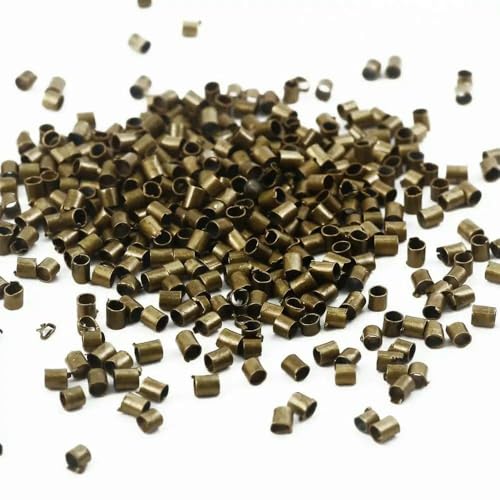 1,5 mm, 2 mm, 500 Stück Quetsch- und Endperlen, Quetschperlen, Endperlen zur Schmuckherstellung, Zubehör, Halsketten-Bronze-1,5 mm, 500 Stück 1,5 mm, 2 mm, 500 Stück Quetsch- und Endperlen, Quetschperlen, Endperlen zur Schmuckherstellung, Zubehör, Halsketten-Bronze-1,5 mm, 500 Stück von VIEPGJ
