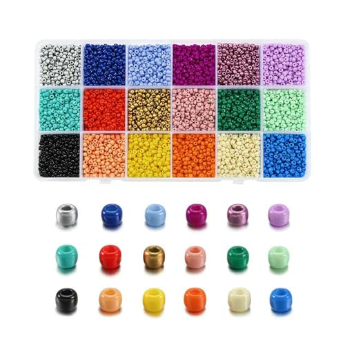 1 Set 2/3,0 mm gemischte Farben Charm Tschechische Glasperlen Lose Abstandsperlen für DIY Halskette Ohrringe Ringe Schmuckherstellung Zubehör-Set 13 von VIEPGJ