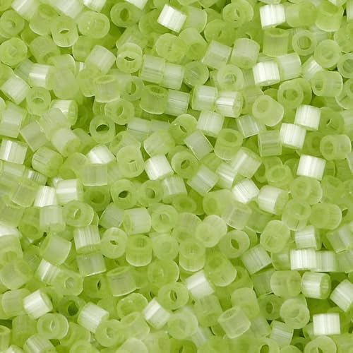 10 Gramm bunte Glasperlen, Zylinder, Katzenaugen-Imitation, lose Abstandsperlen, DIY-Schmuckherstellung, ca. 2,5 mm Durchmesser, Hellgrün1 10 Gramm bunte Glasperlen, Zylinder, Katzenaugen-Imitation, lose Abstandsperlen, DIY-Schmuckherstellung, ca. 2,5 mm Durchmesser, Hellgrün1 von VIEPGJ