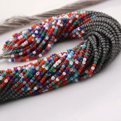 10 Stränge/Los, runde Katzenaugen-Kristallperlen, 2 mm, grüne Glasperlen, lose Perlen für die Schmuckherstellung, DIY-Handarbeiten, Armbänder, Halsketten, 6, hellgrau, H-2 mm (ca. 1800 von VIEPGJ