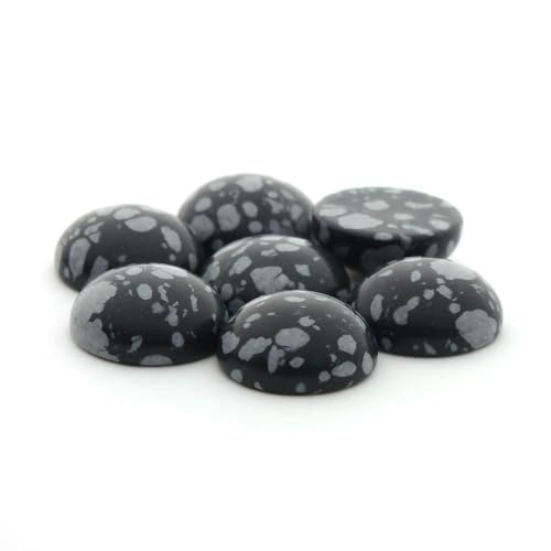 10 Stück/Los 4–12 mm runde Naturstein-Cabochon-Perlen für DIY-Ringe, Ohrringe, Armbänder, Halsketten, Schmuckzubehör, Schnee, 6 mm 10 Stück/Los 4–12 mm runde Naturstein-Cabochon-Perlen für DIY-Ringe, Ohrringe, Armbänder, Halsketten, Schmuckzubehör, Schnee, 6 mm von VIEPGJ