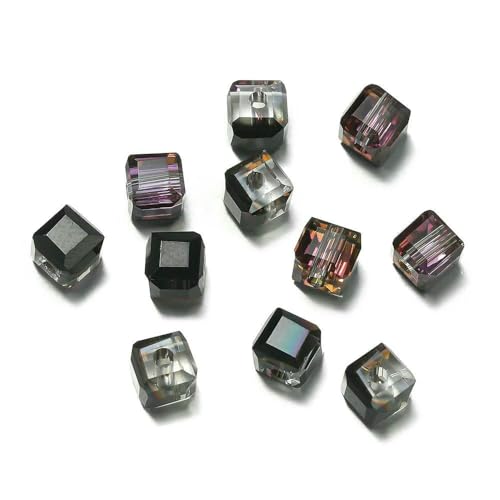 10 Stück/Los 6 mm quadratische Kristallperlen, facettiert, exquisite Perlen für die Schmuckherstellung, DIY-Charms, Armbänder, Halsketten, Zubehör, Stil 02 – 6 mm x 10 Stück 10 Stück/Los 6 mm quadratische Kristallperlen, facettiert, exquisite Perlen für die Schmuckherstellung, DIY-Charms, Armbänder, Halsketten, Zubehör, Stil 02 – 6 mm x 10 Stück von VIEPGJ